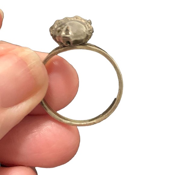 Sterling Fish Ring with Moving Tail - Picture 3 of 4